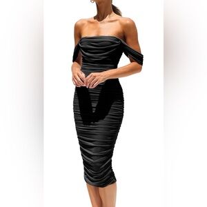 Black Off-Shoulder Dress